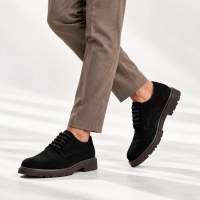 Leather shoes Filippo MP8010/26 BK SU black
