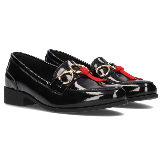 Leather shoes Filippo DP3173/21 BK black