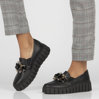 Leather shoes Filippo 198 black