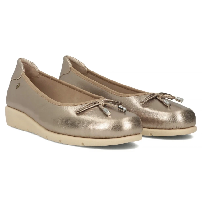 Leather ballerinas Maciejka P6504-25/00-1 gold