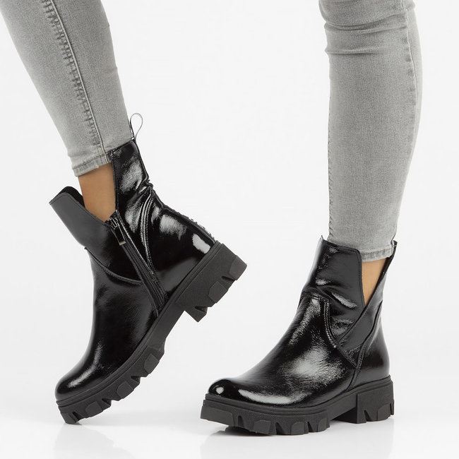 Leather boots Filippo 129 black