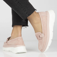 Leather shoes Filippo DP4552/23 PI pink