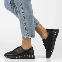 Leather shoes Filippo DP6800/25 BK black