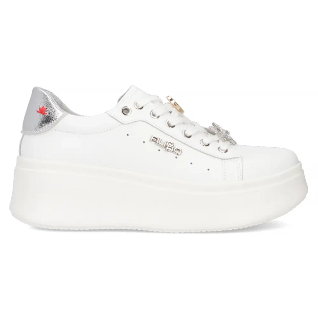 Leather sneakers Filippo DP6790/25 WH white