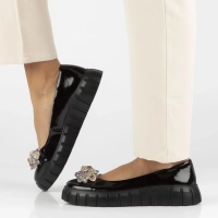 Leather shoes Filippo DP4682/24 BK black