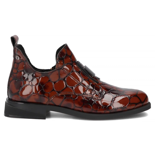 Leather ankle boots Filippo DBT7974/26 BR brown