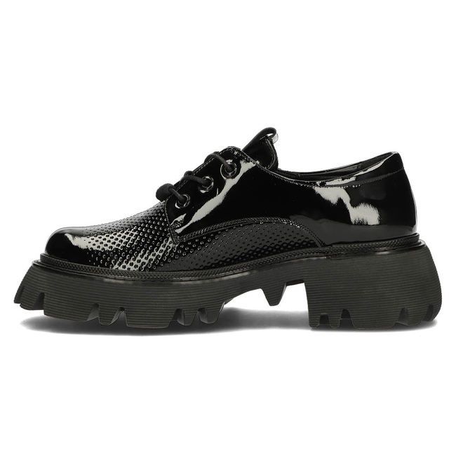 Leather shoes Filippo DP3909/22 BK black