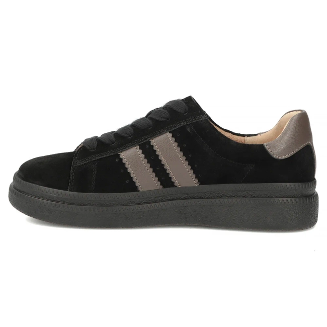 Skórzane sneakersy Filippo DP7981/26 BK czarne