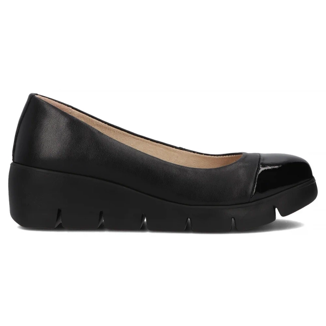 Leather shoes Filippo DP6758/25 BK black