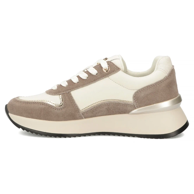 Leather sneakers Filippo DP7770/26 WH TP white-beige
