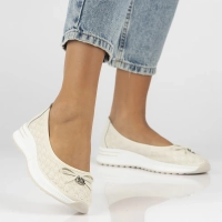 Leather shoes Filippo DP6718/25 BE beige