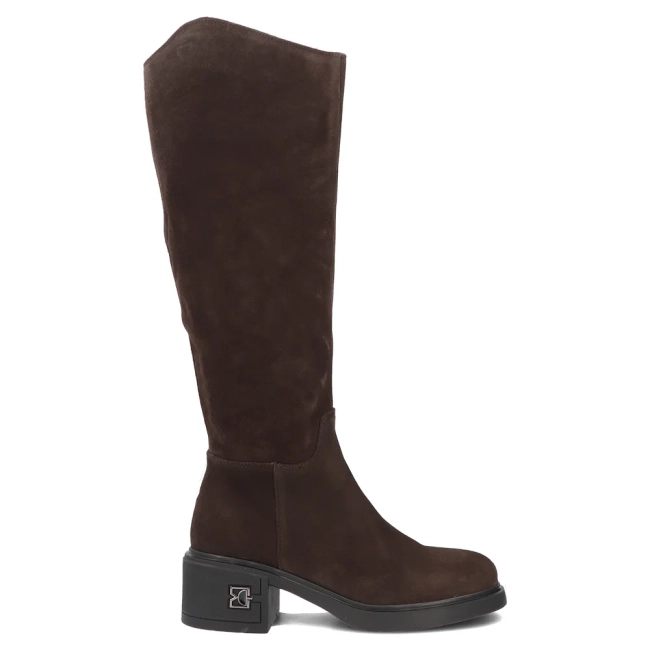 Leather boots Filippo DKZ8215/26 TP dark brown