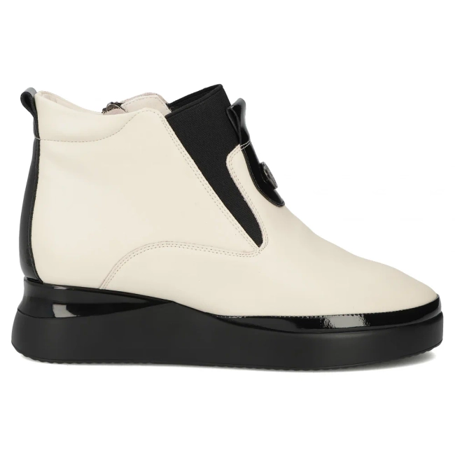 Leather ankle boots Filippo DBT7392/25 BE beige