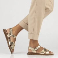 Leather sandals Filippo DS7031/25 GO gold