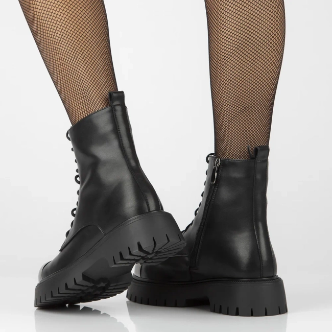 Leather boots Filippo DBT6405/24 BK black