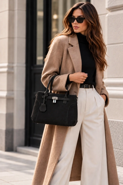 Black handbag Savannah