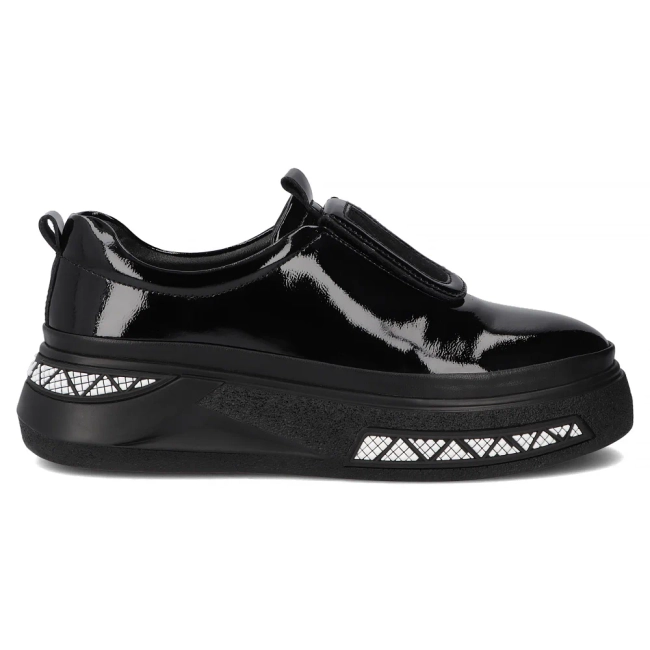 Leather shoes Filippo DP7286/25 BK L black