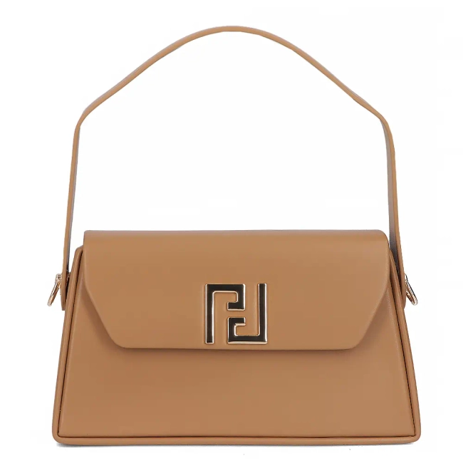 Brown handbag simplicity