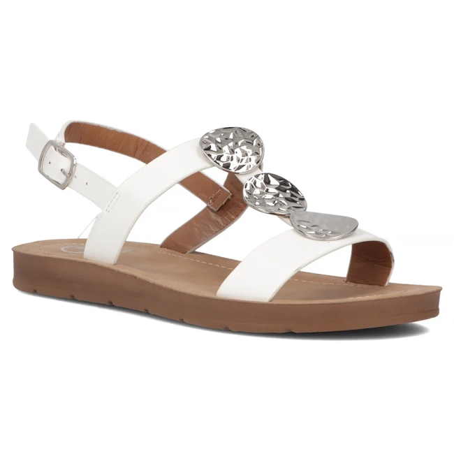 Sandały Filippo DS6885/25 WH białe