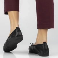 Skórzane baleriny Filippo DP7846/26 BK czarne