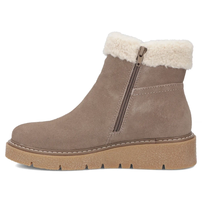 Leather ankle boots Filippo DBT7934/26 TP taupe
