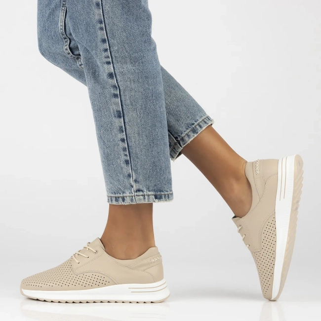 Leather shoes Filippo DP6022/25 BE beige