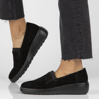 Leather shoes Filippo DP4197/22 BK SU black