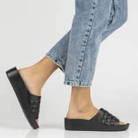 Leather flip-flops Filippo DK4464/23 BK black