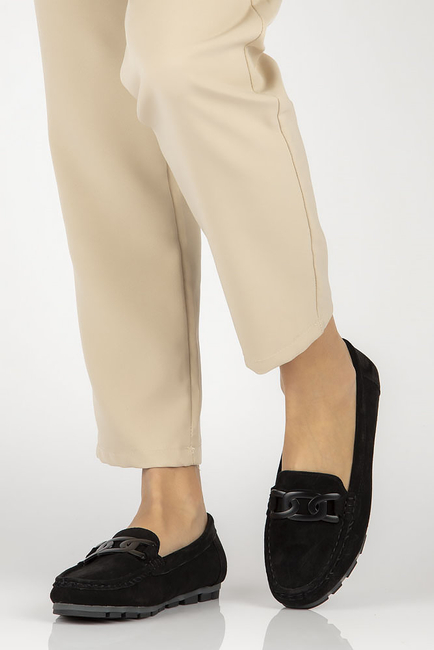 Leather loafers Filippo DP3630/23 BK black