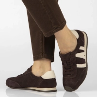 Skórzane sneakersy Filippo DP7963/26 D BR brązowe