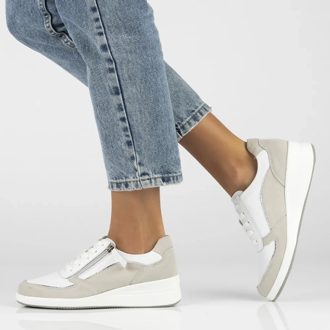 Leather Sneakers Filippo DP6209/24 WH white