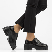 Leather shoes Filippo DP3935/22 BK black