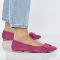 Leather ballerinas Filippo DP1329/20 FH pink