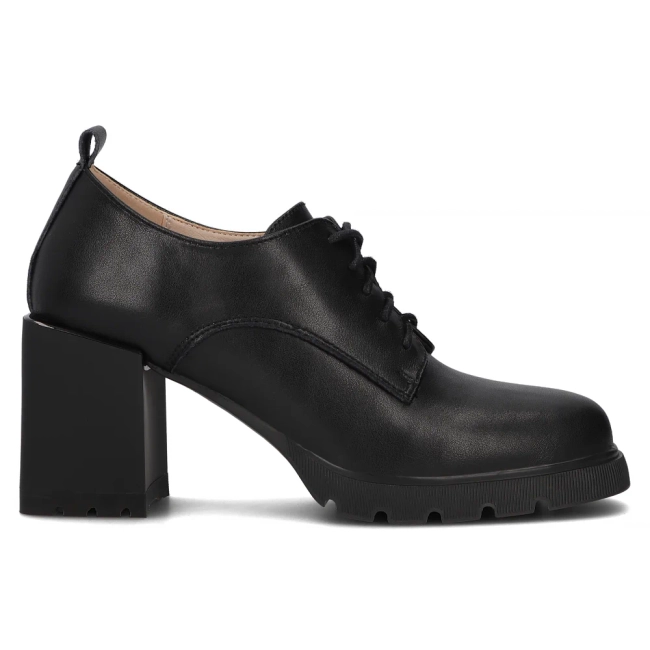 Leather shoes Filippo DP6198/24 BK black