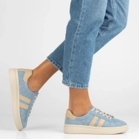 Leather sneakers Filippo DP7499/26 BL blue