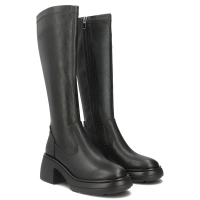 Leather boots Filippo DKZ8168/26 BK black