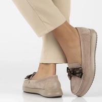 Leather loafers Filippo DP6457/26 BE beige
