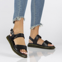 Skórzane sandały Filippo DS2040/22 BK czarne