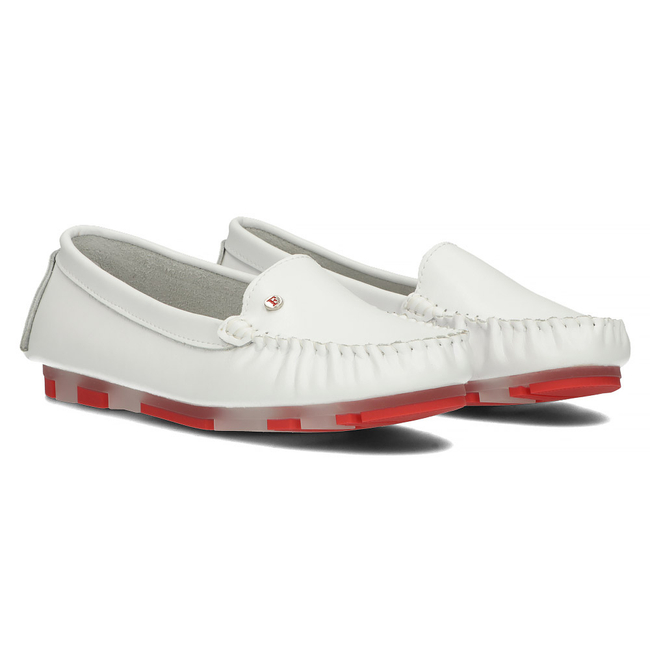 Leather loafers Filippo DP2037/22 WH white