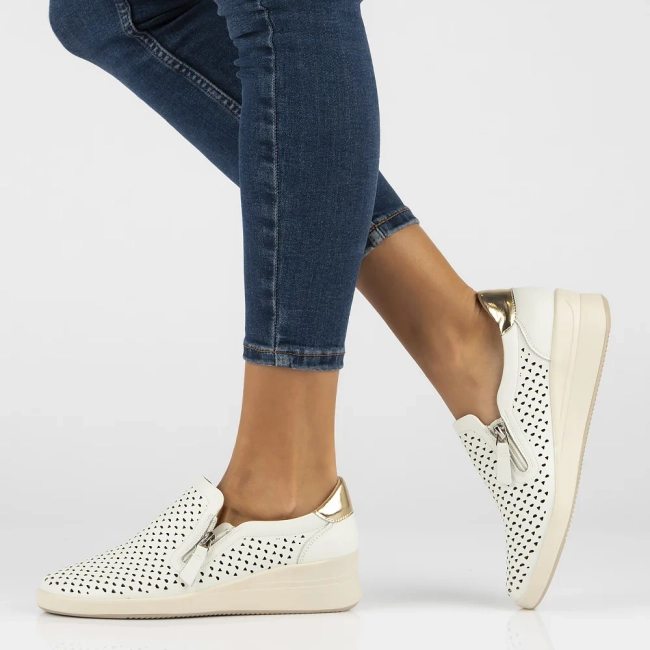 Leather shoes DP6210/24 BE beige