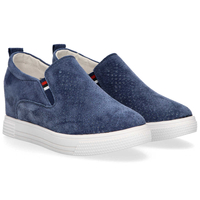 Leather shoes Filippo DP1356/20 NV navy blue