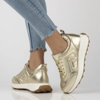 Leather sneakers Filippo DP6859/25 GO gold
