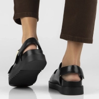Leather sandals Filippo DS7829/26 BK black