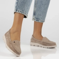 Leather loafers Filippo DP6751/25 BE beige