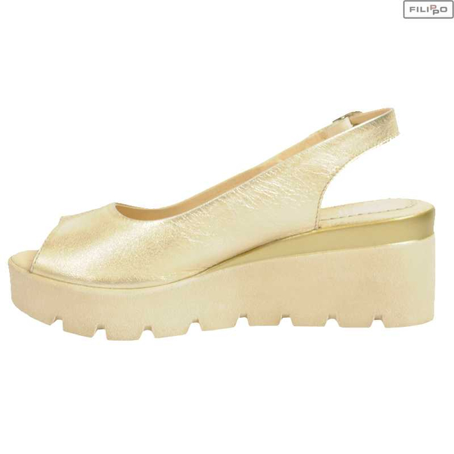 Sandały SIMEN 6812 k.złoto 8020114