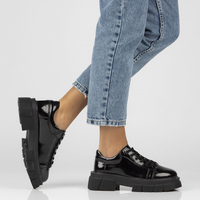 Leather shoes Filippo DP3940/22 BK black