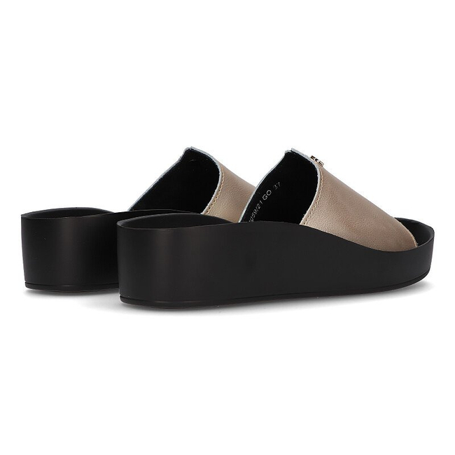 Leather flip-flops Filippo DK2059/21 GO gold