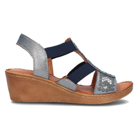 Leather sandals Artiker 46C2391 blue