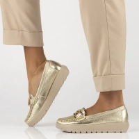 Leather loafers Filippo DP6827/25 GO gold