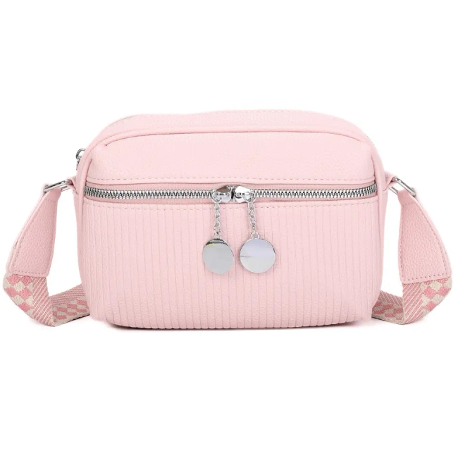 Pink shoulderbag urban charm